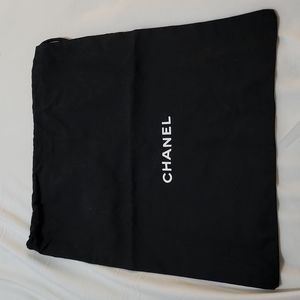 Authentic Chanel Black Dust Bag
